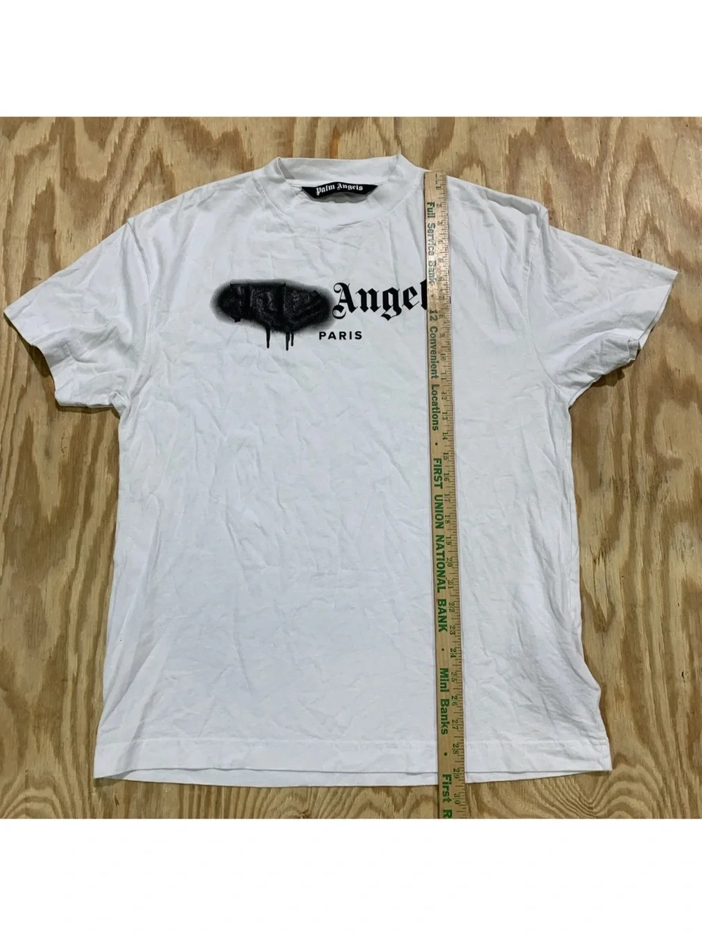 PALM ANGELS PARIS SPRAY LOGO TEE XL - Picture 5 of 7